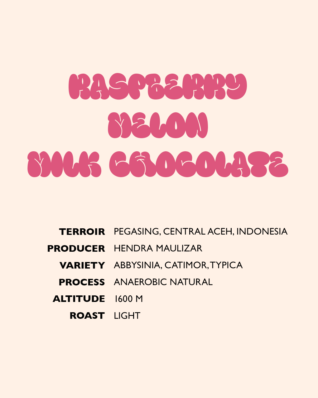 Pegasing | Anaerobic natural | Light roast